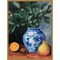 Ginger Jar with Winter Berries I by Victoria Barnes Framed Canvas Wall Art